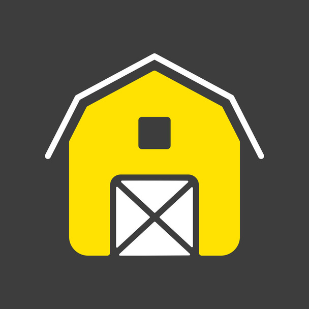 Ikona stodoly. Zvířecí znamení. Grafický symbol pro design webových stránek, logo, aplikaci, uživatelské rozhraní. Vektorová ilustrace - Vektor, obrázek