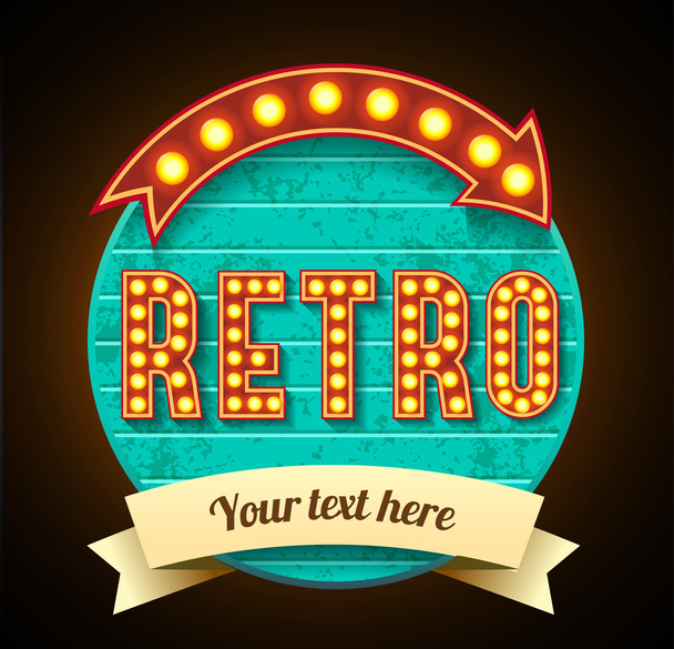 Retro motel sign - ベクター画像