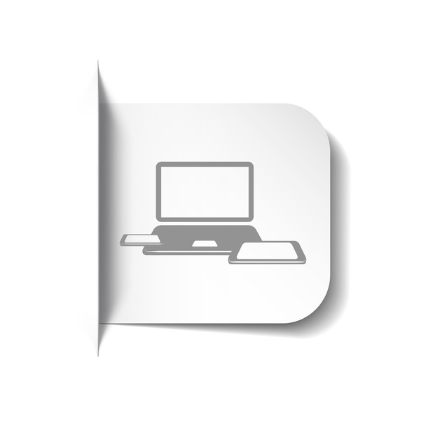Computer icon - Вектор, зображення