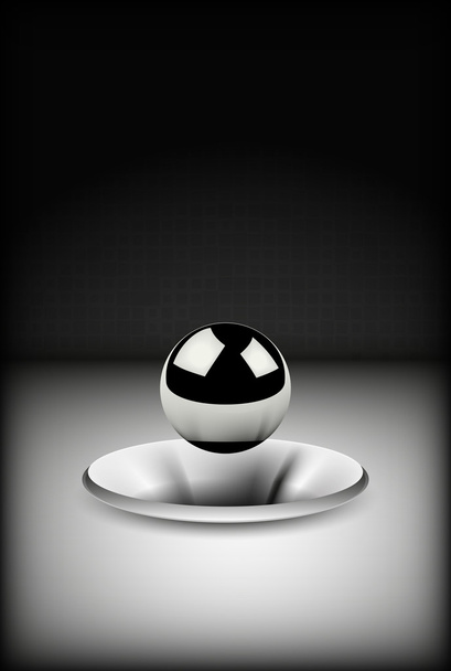 Steel sphere - Vector, Imagen