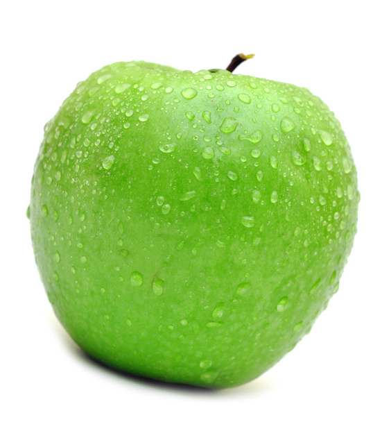 vlhké zelené jablko - Fotografie, Obrázek