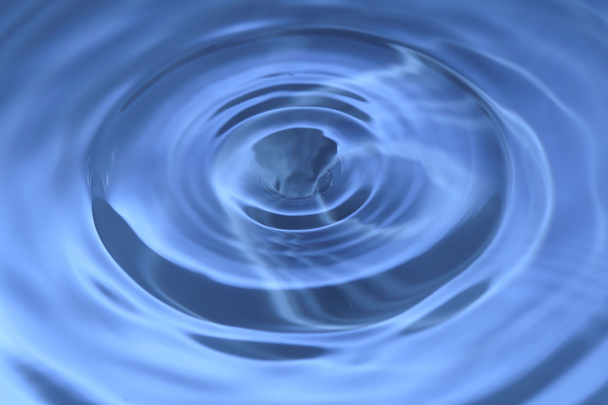 wave from water drop droplet - Фото, изображение