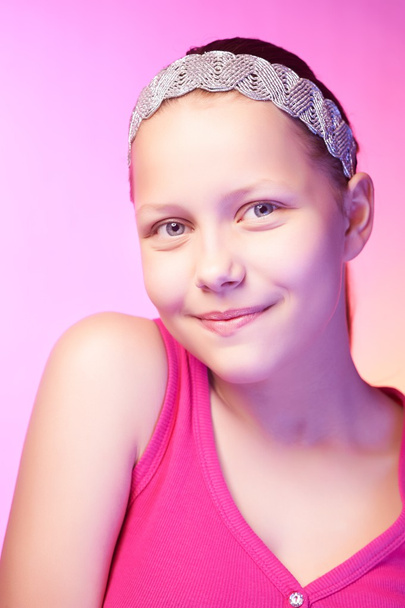 Happy teen girl posing - Фото, изображение