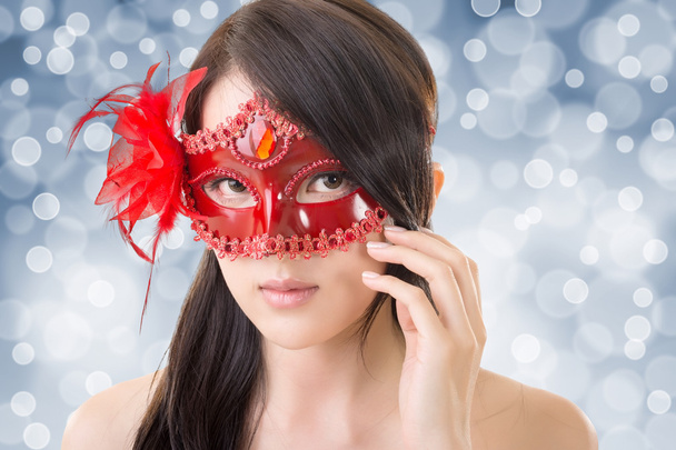 woman in a carnival mask - Photo, Image