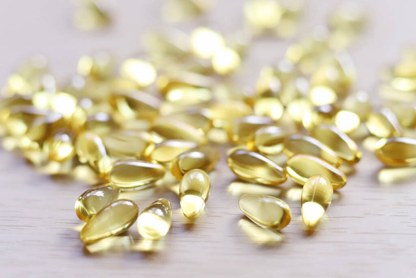 Clear capsule supplements, background image - Fotoğraf, Görsel
