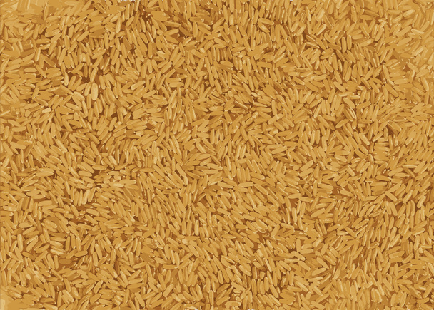 Bruine rijst - Vector, afbeelding