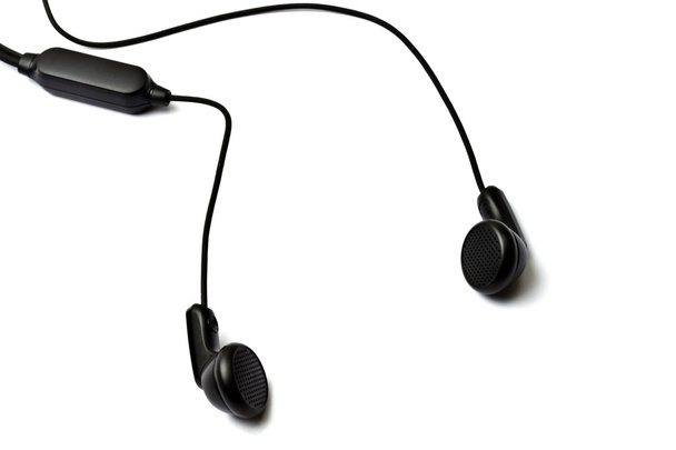 auriculares aislados en blanco - Foto, imagen