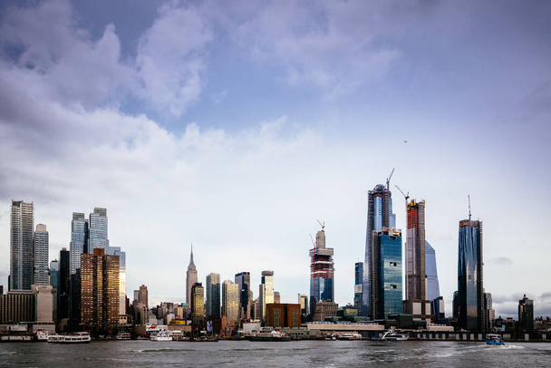 Arranha-céus em construção na área de Hudson Yards em Nova York - Foto, Imagem