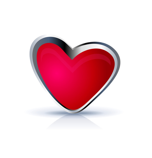Heart icon illustration - Vektor, kép