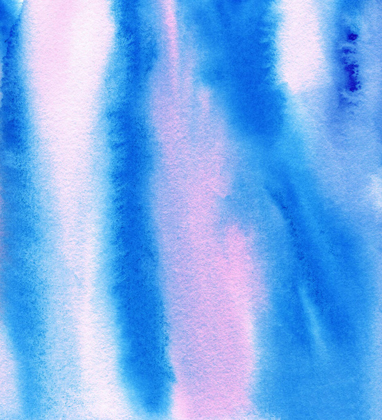 Watercolor abstract  background, hand-painted texture, Watercolor blue, purple and pink stains. Design for backgrounds, wallpapers, covers and packaging	 - 写真・画像