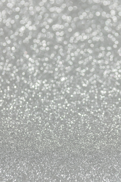 defocused abstract silver lights background - Photo, Image