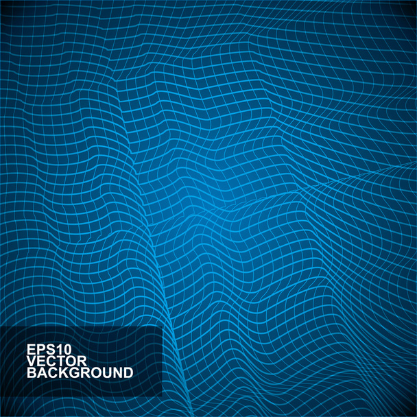 Abstract Wavy Lines Background - Vecteur, image