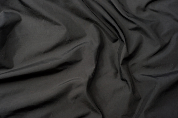 Black satin background - Foto, Imagen