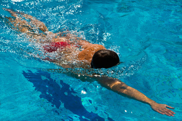 Swimming - Stock Image - Foto, Imagen