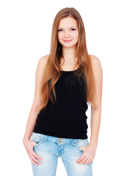 Pretty woman with long hair - Foto, immagini