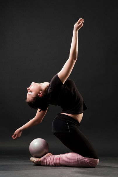 Attractive flexible dancer - Valokuva, kuva