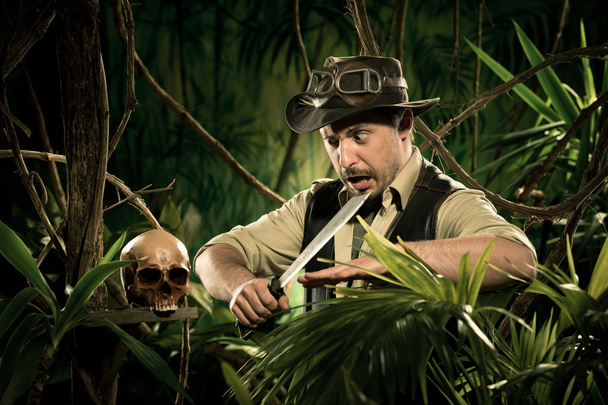 Danger in the jungle - Foto, Bild