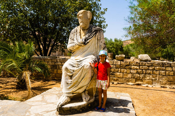 Ruínas do Templo de Apolo em Gortys, Creta - Foto, Imagem