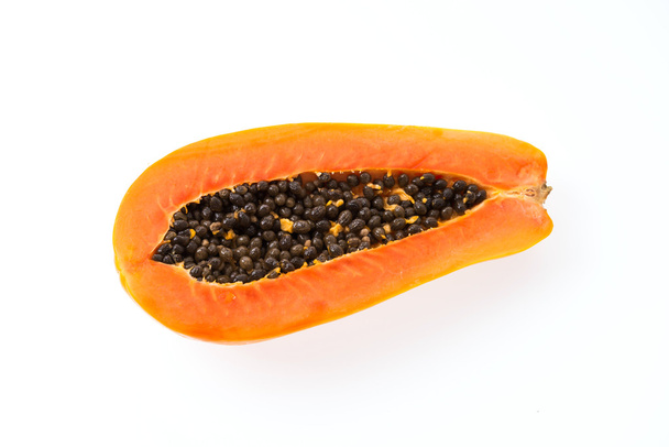 Papaya isolato su bianco
 - Foto, immagini