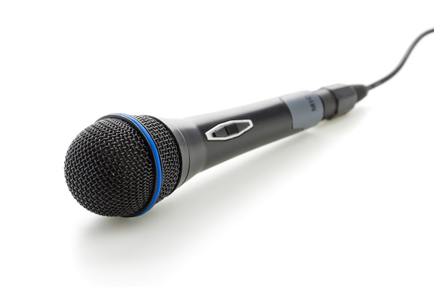 микрофон изолирован на белом - Фото, изображение