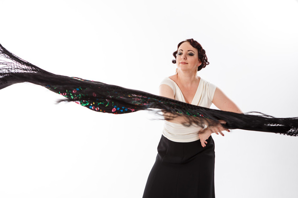 Femme, danseuse de flamenco espagnole
 - Photo, image