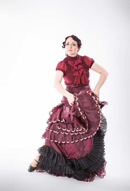 Dançarina espanhola de flamenco
 - Foto, Imagem