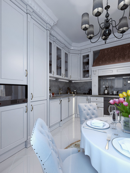 cozinha em estilo clássico
 - Foto, Imagem