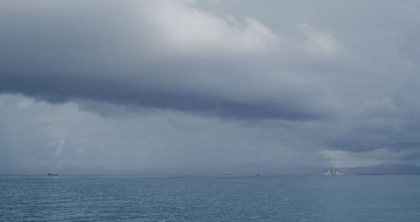 Storm raining on the sea - Fotó, kép
