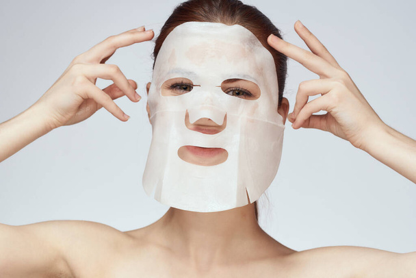 maska twarzy odmłodzenie czyste skóry zabiegi spa - Zdjęcie, obraz