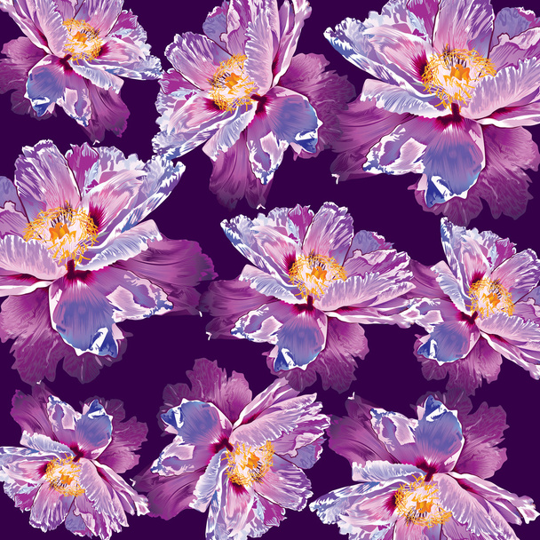 Paeonia suffruticosa fiore di peonia ornamento
 - Vettoriali, immagini