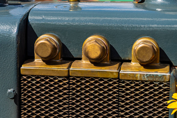 A close up of a tractor engine - Fotografie, Obrázek