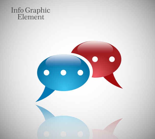 Business talking icon - Vector, Image