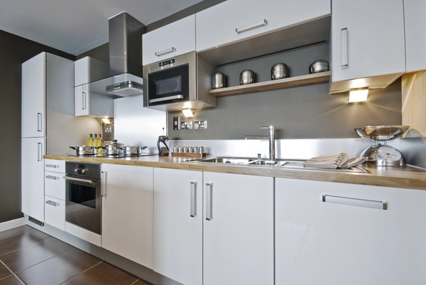 Fully fitted modern kitchen - Photo, Image