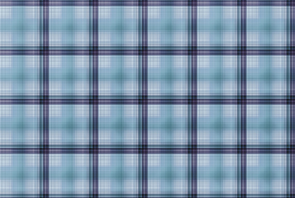 Padrão azul de Tartan - Tabela de roupas xadrez
 - Foto, Imagem