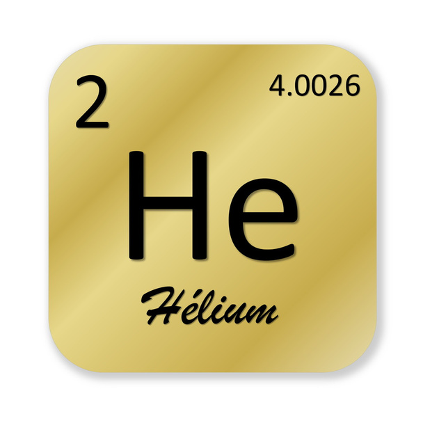 Heliumelement, französisch - Foto, Bild