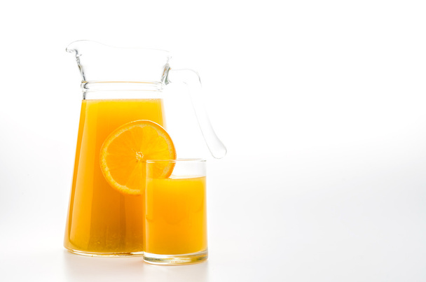 sinaasappelsap glas - Foto, afbeelding