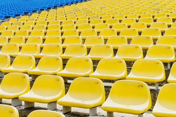 stadium seats - Foto, Bild