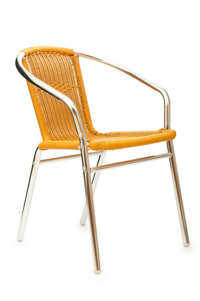 Пляжний стілець ізольований на білому тлі
 - Фото, зображення