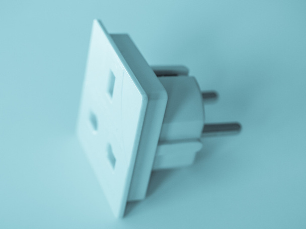 British plug socket - Photo, Image