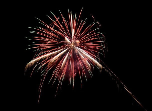 Feuerwerk am Strand von Coney Island - Foto, Bild