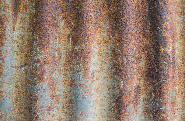 régi textúra és rozsdás cink kerítés háttér - Fotó, kép