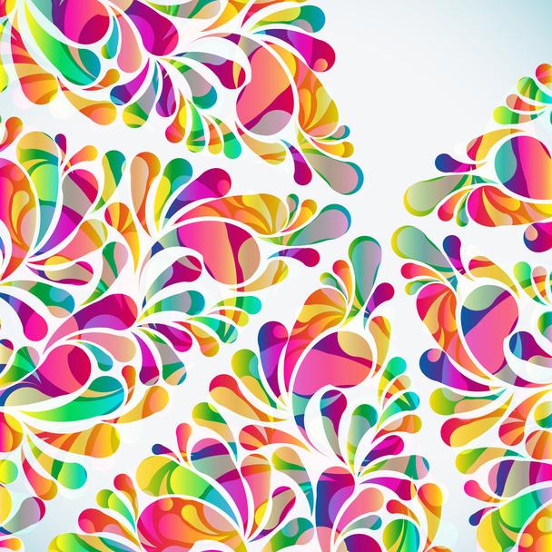 Abstract colorful arc-drop background. Vector. - Вектор, зображення