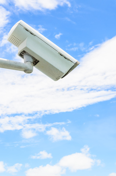CCTV na modré obloze - Fotografie, Obrázek