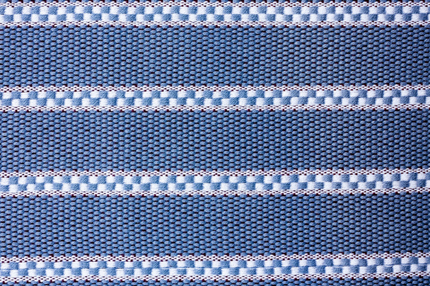 Roupa de mesa - Algodão tecido azul
 - Foto, Imagem