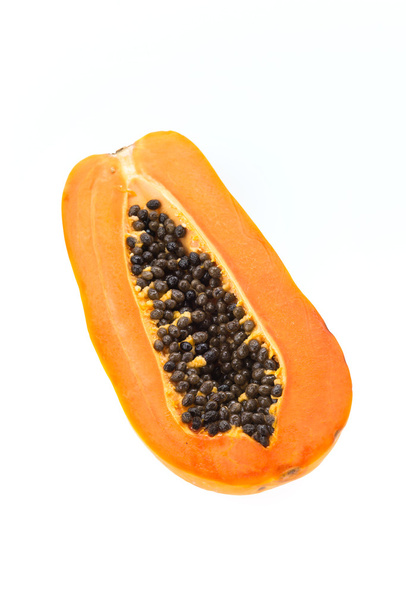 Papaya elszigetelt fehér - Fotó, kép