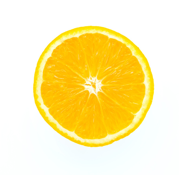 Beyaz üzerine izole edilmiş turuncu - Fotoğraf, Görsel