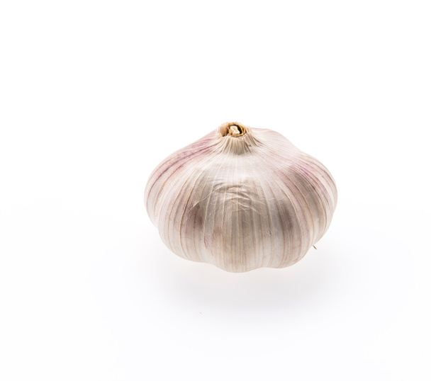 Garlic isolated on white - 写真・画像