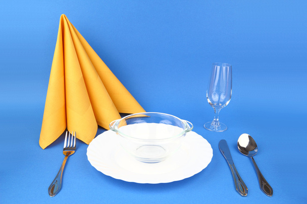 Folded napkin - Photo, Image