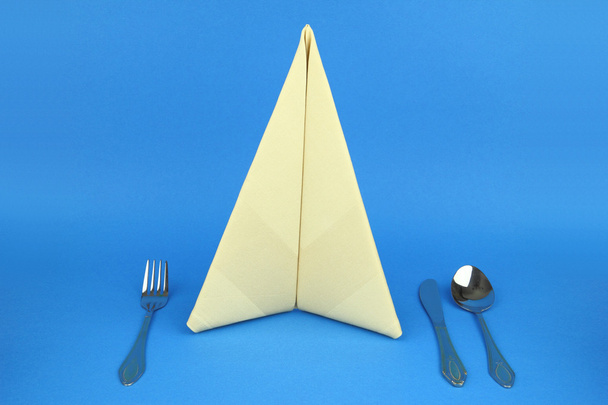 Folded napkin - Photo, Image