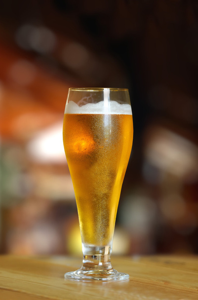 Glass of light beer - Photo, Image